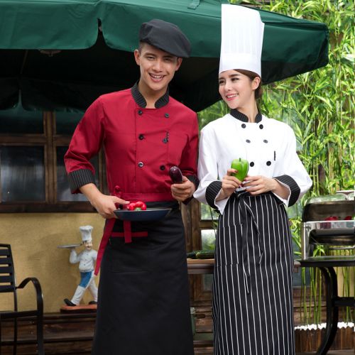 Uniforme de cuisinier en polyester - Ref 1908091