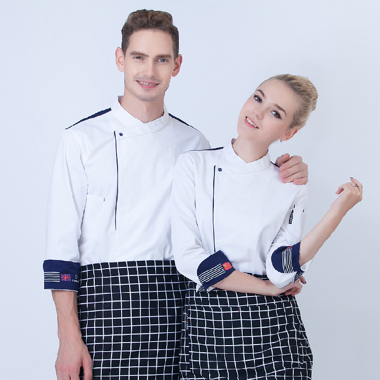 Uniforme de cuisinier en coton - Ref 1908282