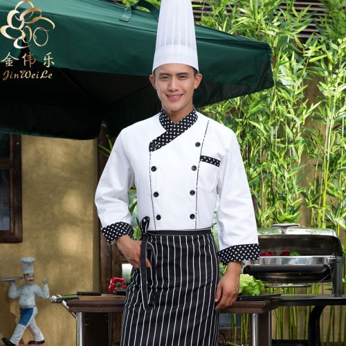 Uniforme de cuisinier en coton - Ref 1910449