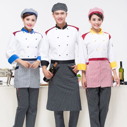 Uniforme de cuisinier en polyester - Ref 1910562