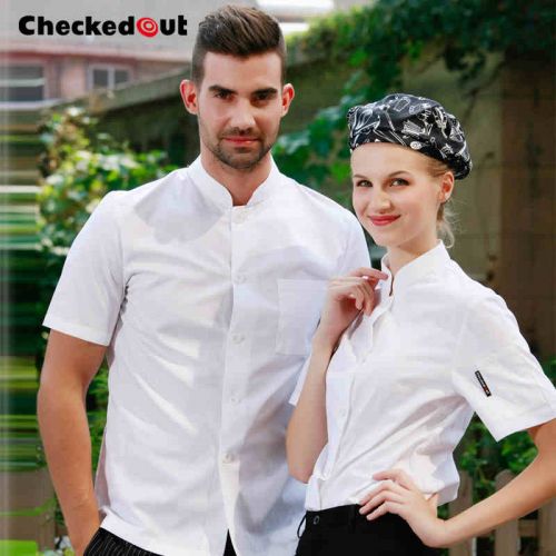 Veste chef cuisinier CHECKED OUT en coton - Ref 1908009