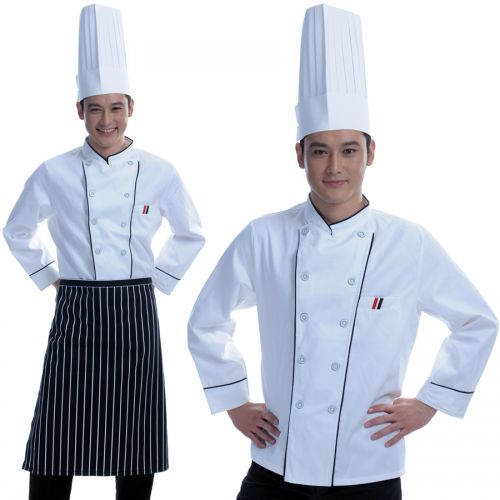Veste chef cuisinier en polyester - Ref 1910415
