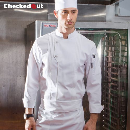 Veste chef cuisinier CHECKED OUT en Toile de coton - Ref 1910827
