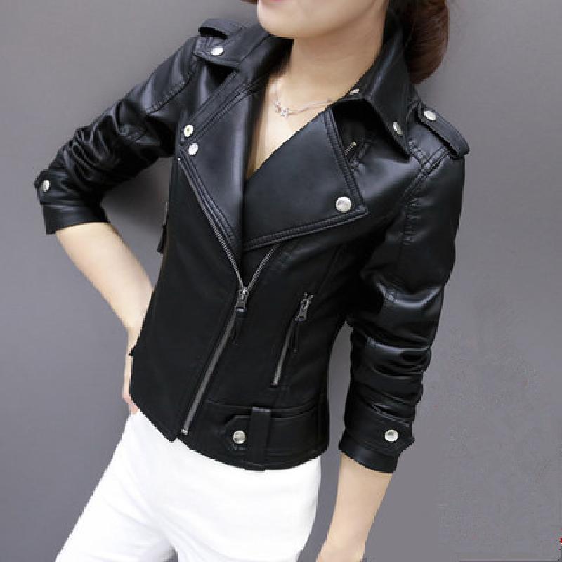 Veste cuir femme en PU - Ref 3331726