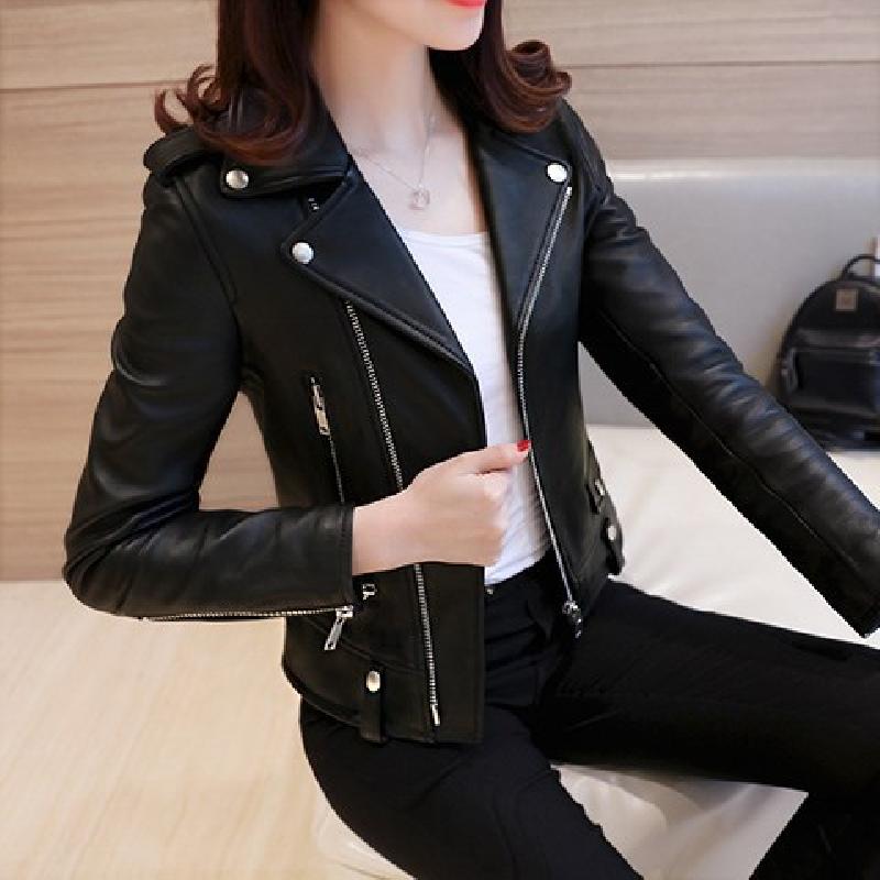 Veste cuir femme en PU - Ref 3447444