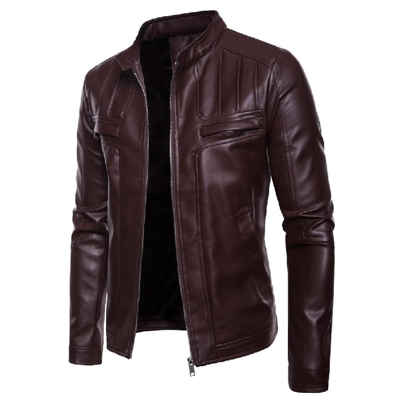 Veste cuir pour homme en de vachette - Ref 3412492