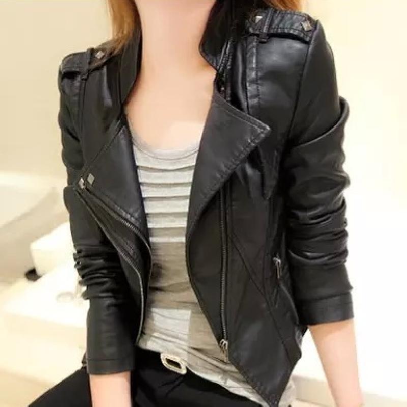 Veste en cuir femme - Ref 3447529