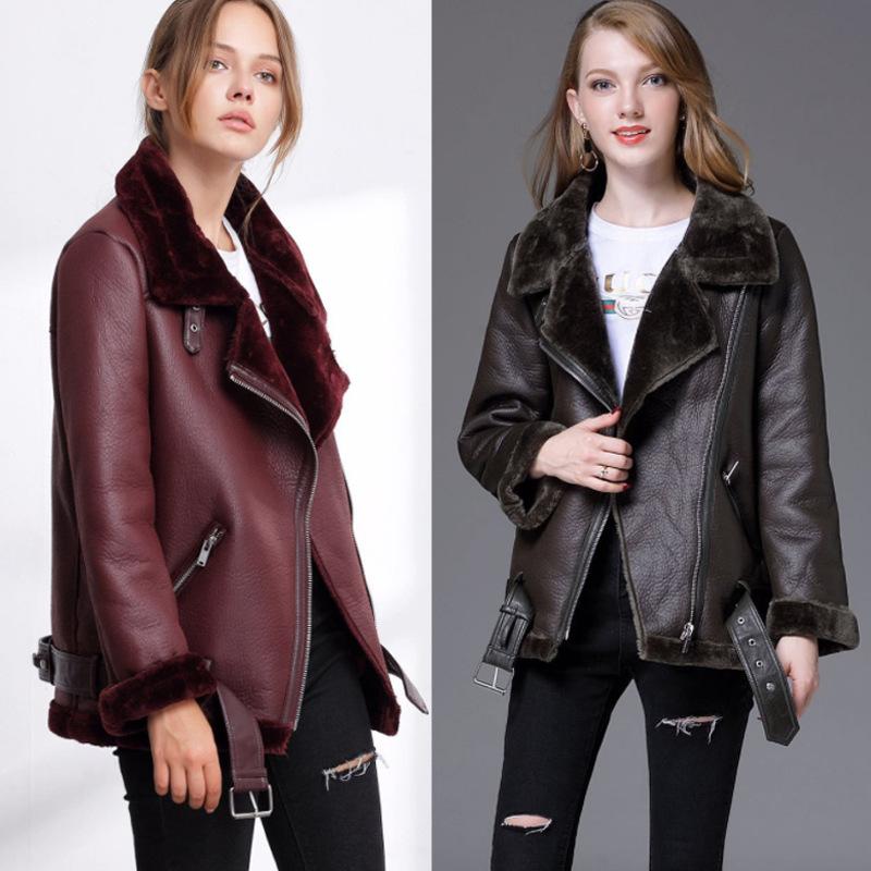 Veste en cuir femme en Cuir synthétique - Ref 3447541