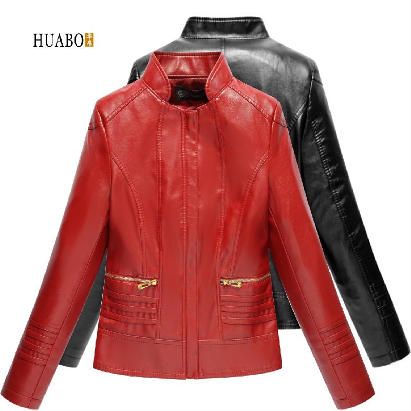 Veste en cuir femme en PU - Ref 3447631