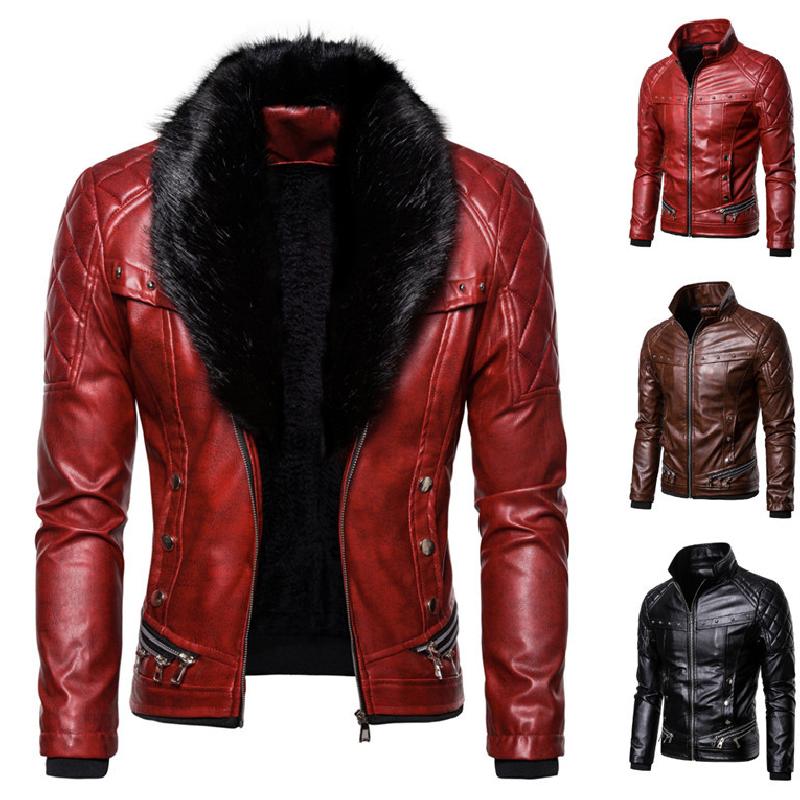 Veste en cuir homme - Ref 3443650