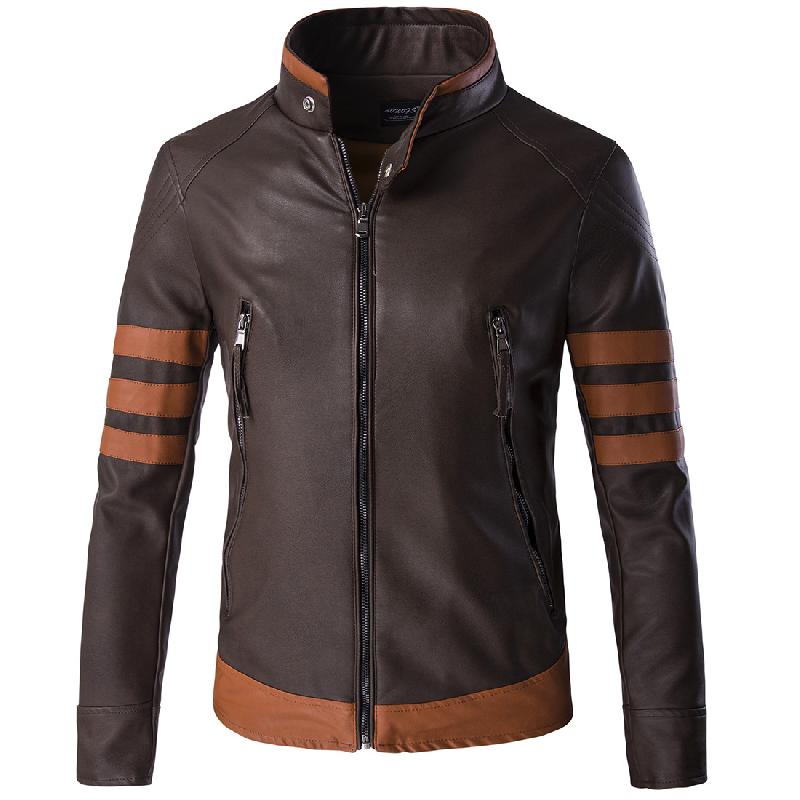 Veste en cuir homme - Ref 3443658