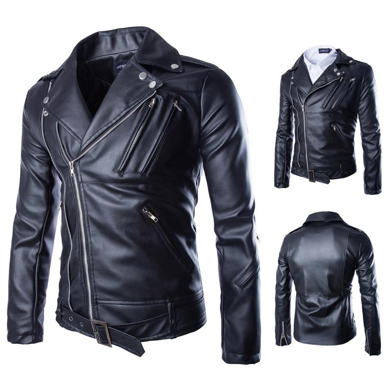 Veste en cuir homme - Ref 3443686