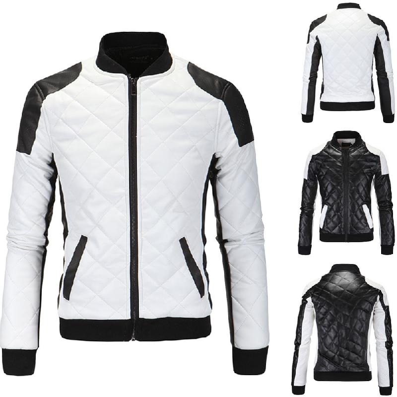 Veste en cuir homme - Ref 3443715