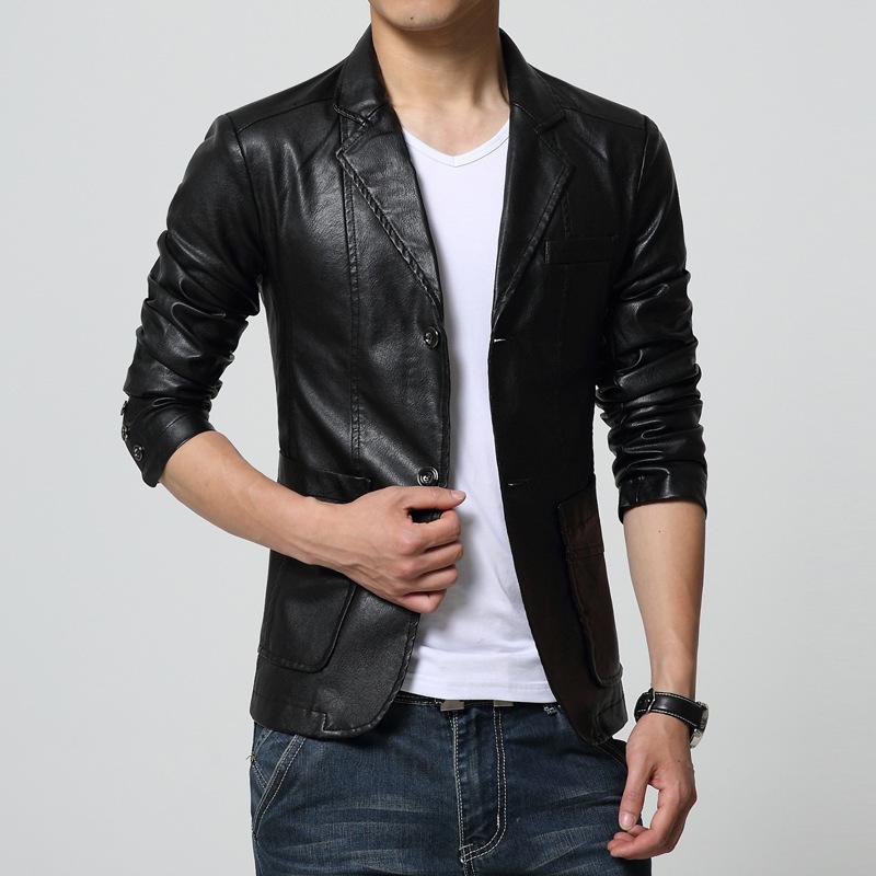 Veste en cuir homme - Ref 3443720