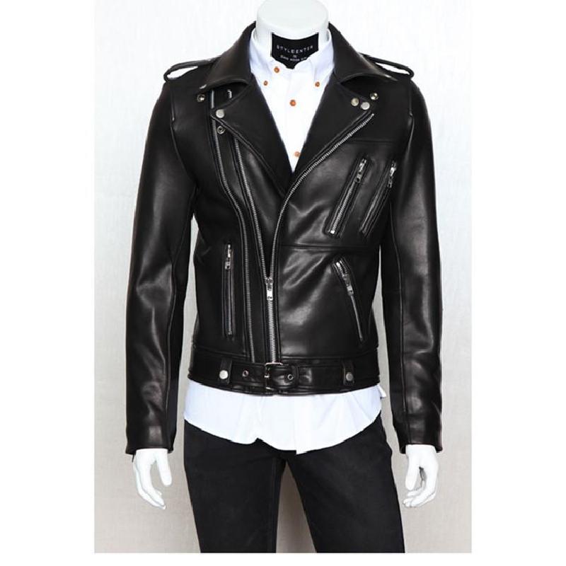 Veste en cuir homme - Ref 3443750