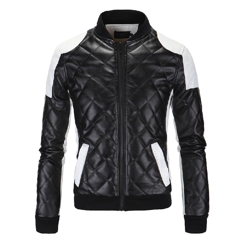 Veste en cuir homme - Ref 3443762