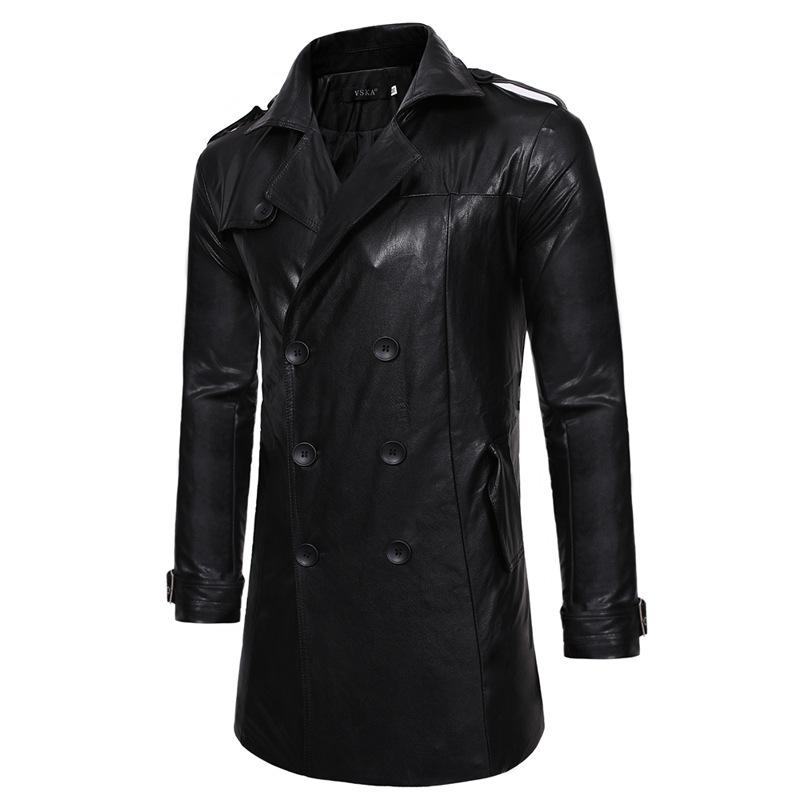 Veste en cuir homme - Ref 3443765