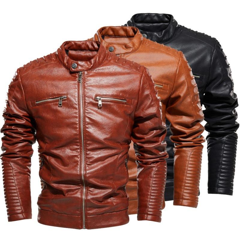 Veste en cuir homme - Ref 3443776