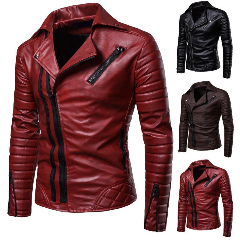 Veste en cuir homme - Ref 3443783