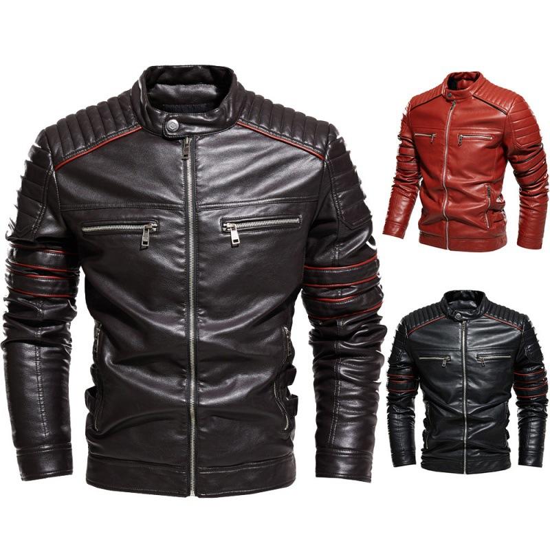 Veste en cuir homme - Ref 3443807