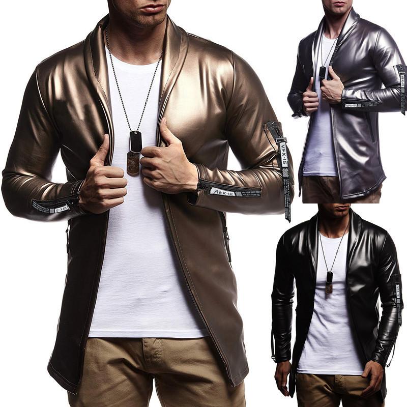 Veste en cuir homme - Ref 3443818