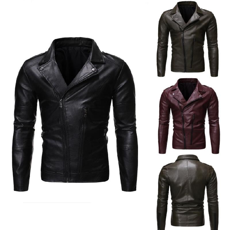 Veste en cuir homme - Ref 3443833