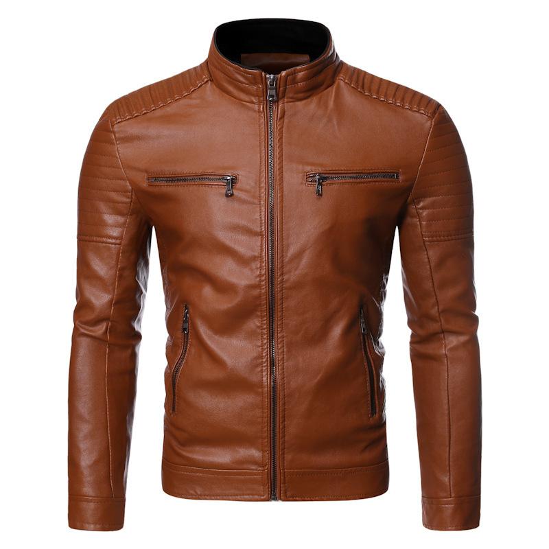 Veste en cuir homme - Ref 3443838