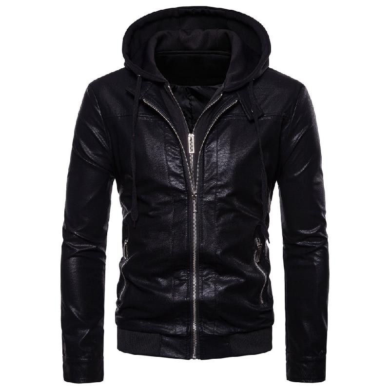 Veste en cuir homme - Ref 3443843