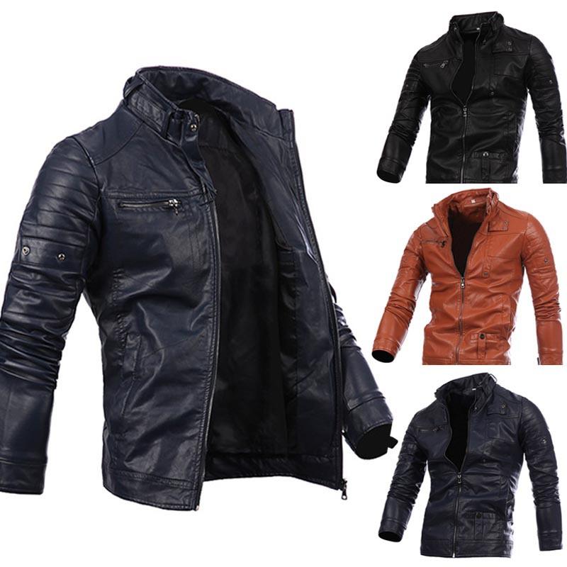 Veste en cuir homme - Ref 3443936