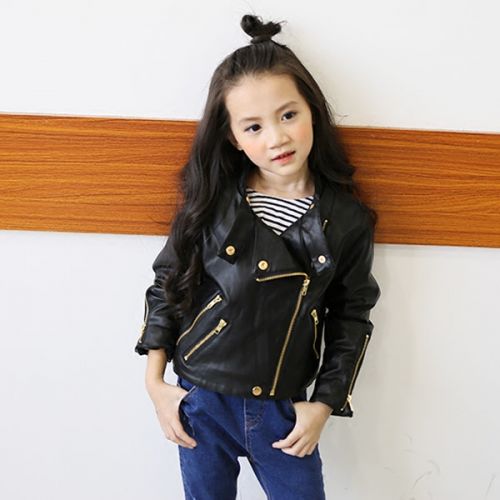 Veste enfant JGFFIK en cuir PU - Ref 2159459