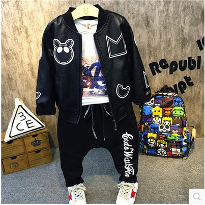 Veste enfant en cuir PU - Ref 2159587