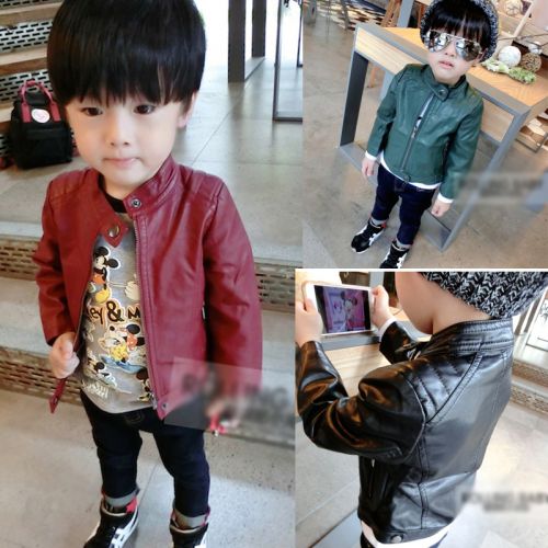 Veste enfant BEEBABY en cuir PU - Ref 2159655