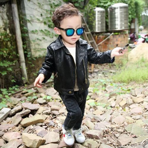 Veste enfant en cuir PU - Ref 2159667