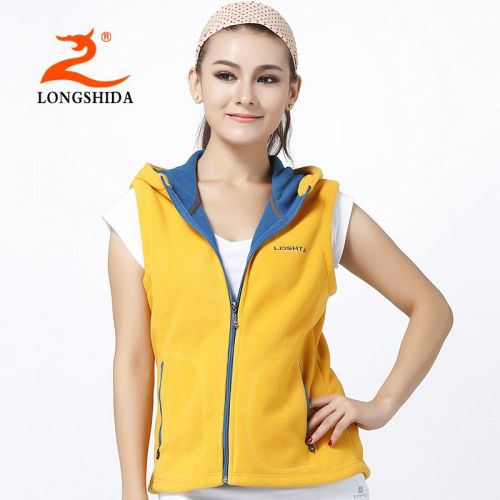  Veste hiver sans manche femme en toison - Ref 579557