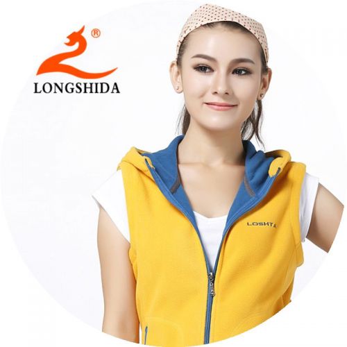  Veste hiver sans manche femme en toison - Ref 579825