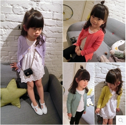 Veste pour fille en mélange - Ref 2158044