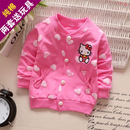Veste pour fille en coton - Ref 2158151