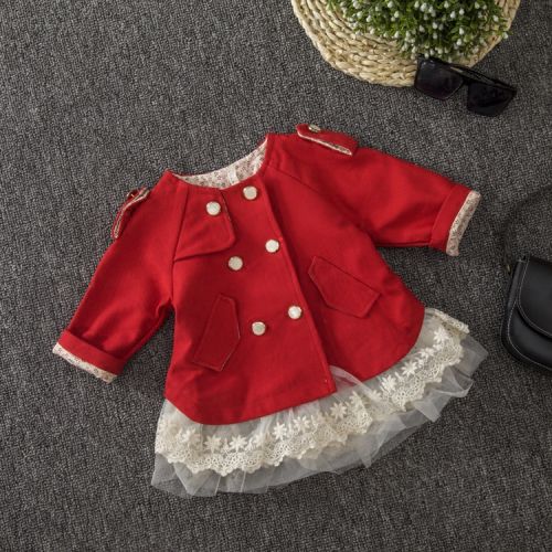 Veste pour fille KLXIONG en Toile de coton - Ref 2158388