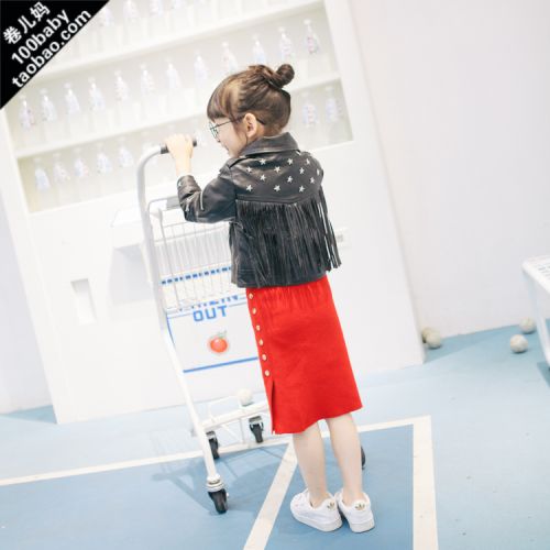 Veste pour fille JUANEMA en cuir PU - Ref 2160029