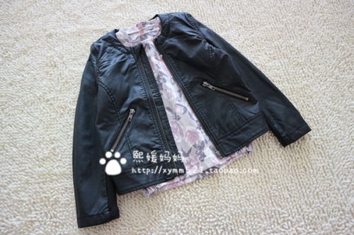 Veste pour fille en cuir PU - Ref 2160053