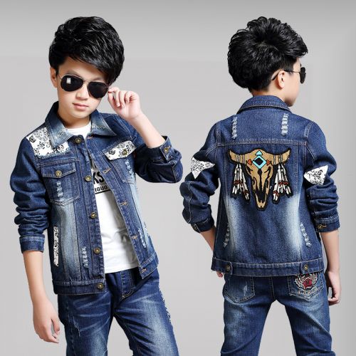 Veste pour garçon MODENGZOYO en toile - Ref 2157139