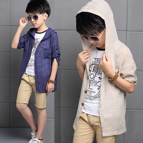 Veste pour garçon en lin - Ref 2157461