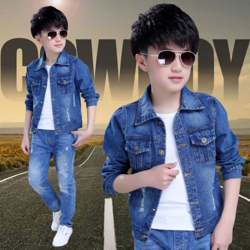 Veste pour garçon en toile - Ref 2157492