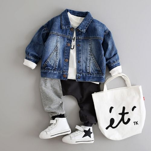 Veste pour garçon en toile - Ref 2157798