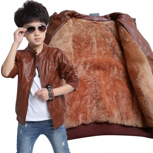 Veste pour garçon en cuir PU - Ref 2158612