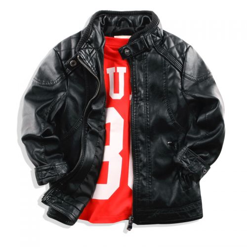 Veste pour garçon en cuir PU - Ref 2158615