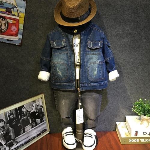 Veste pour garçon DUOBAO en toile - Ref 2158687