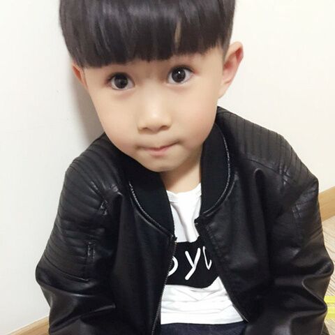 Veste pour garçon en cuir PU - Ref 2158713