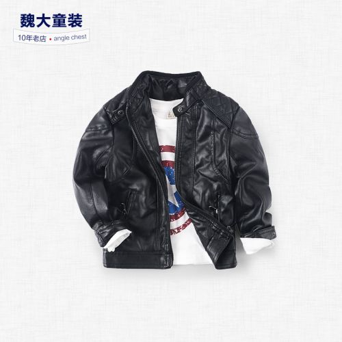 Veste pour garçon ANGLECHEST en cuir PU - Ref 2158742