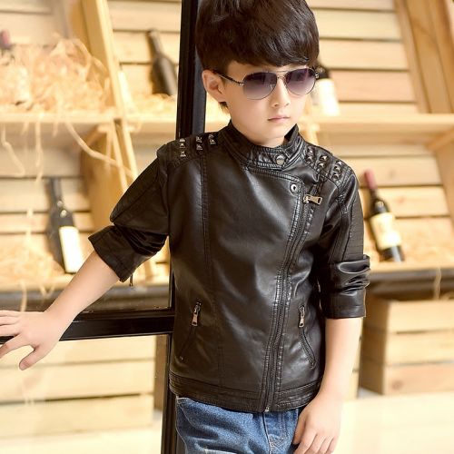 Veste pour garçon en cuir PU - Ref 2158895